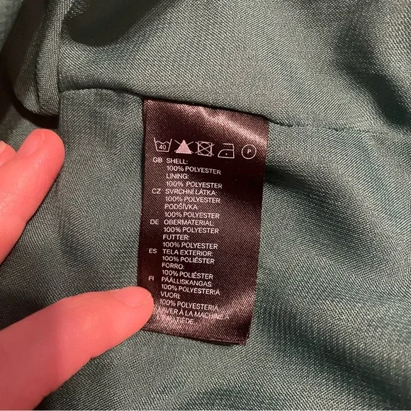 H&M Peasant Boho Tiered Dress Off the Shoulder Size 14 - Picture 6 of 7